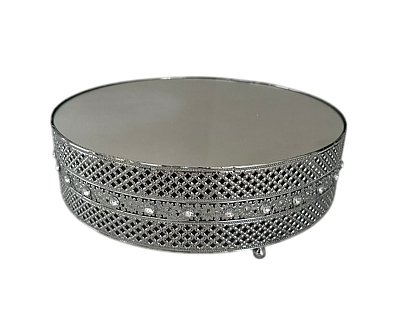 Boleira prata espelhada M