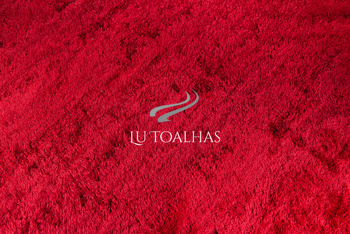 Tapete Felpudo vermelho