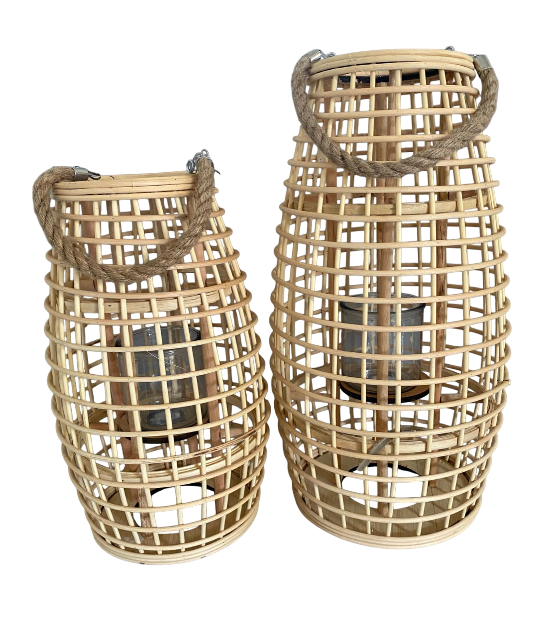 Lanterna Bambu Garrafa