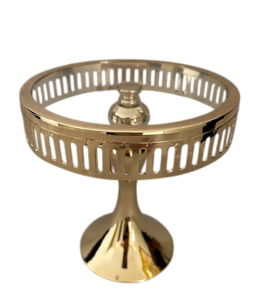 Porta doce dourado P