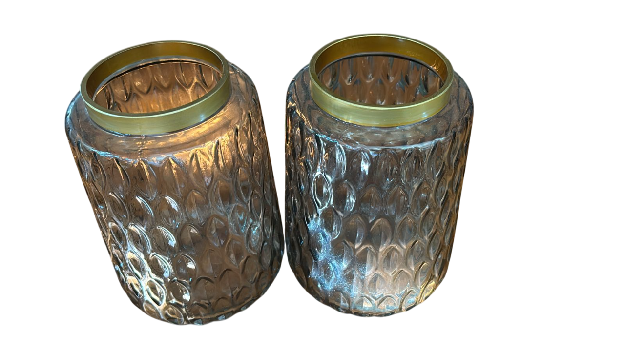 Cinza com dourado (M)