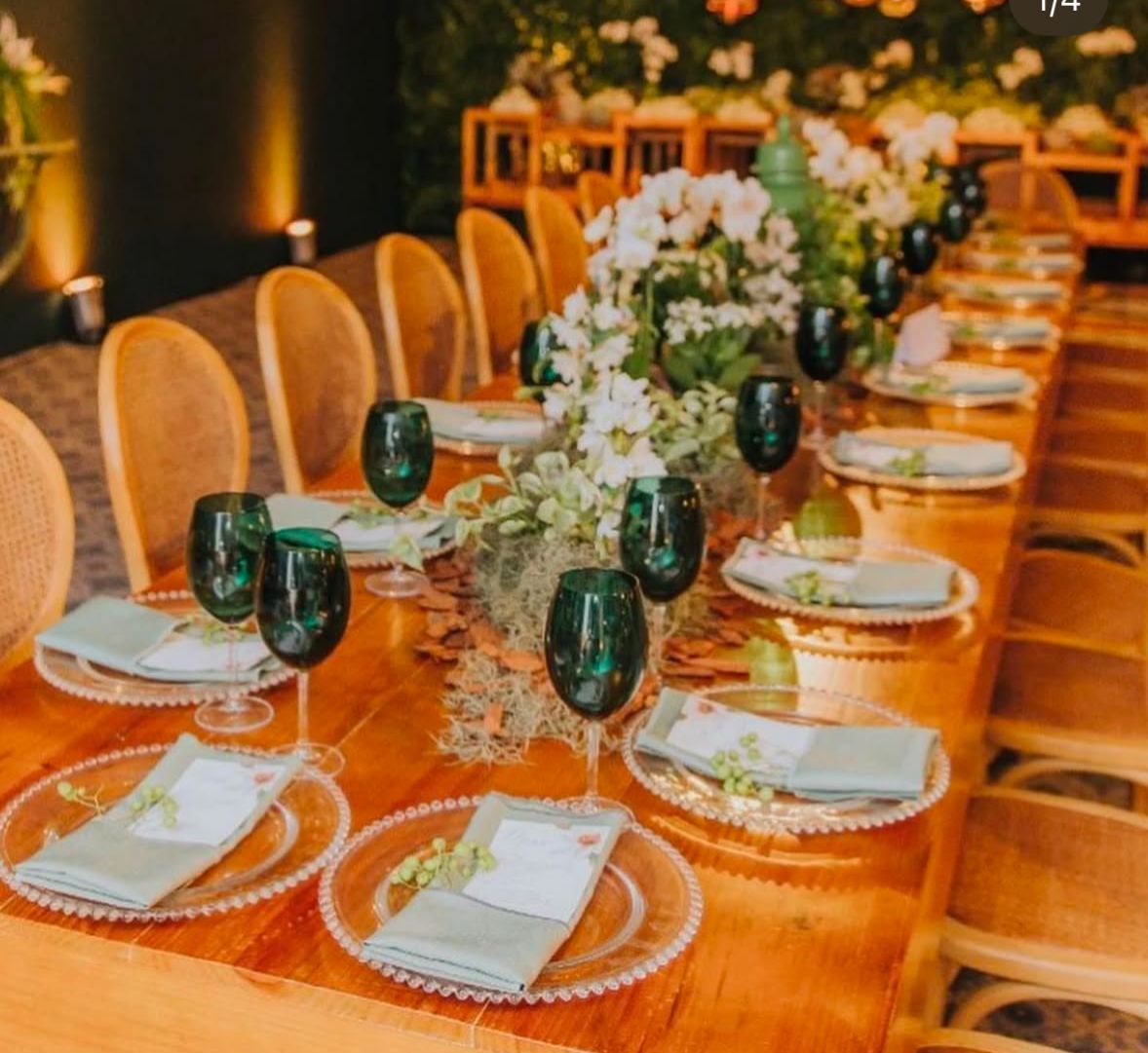 Taça Cristal Bohemia Verde Musgo