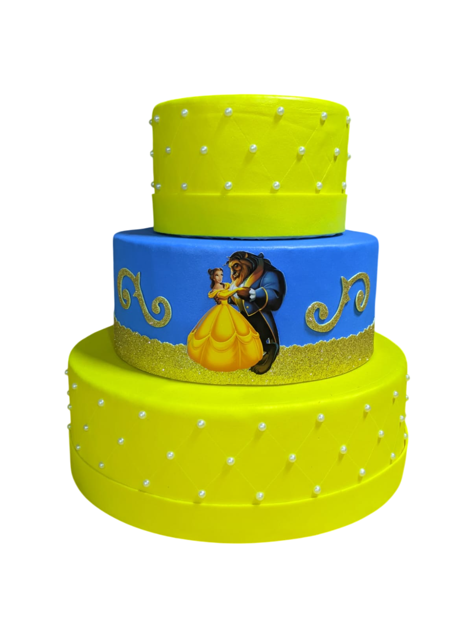 Bolo fake (Bela e a Fera)