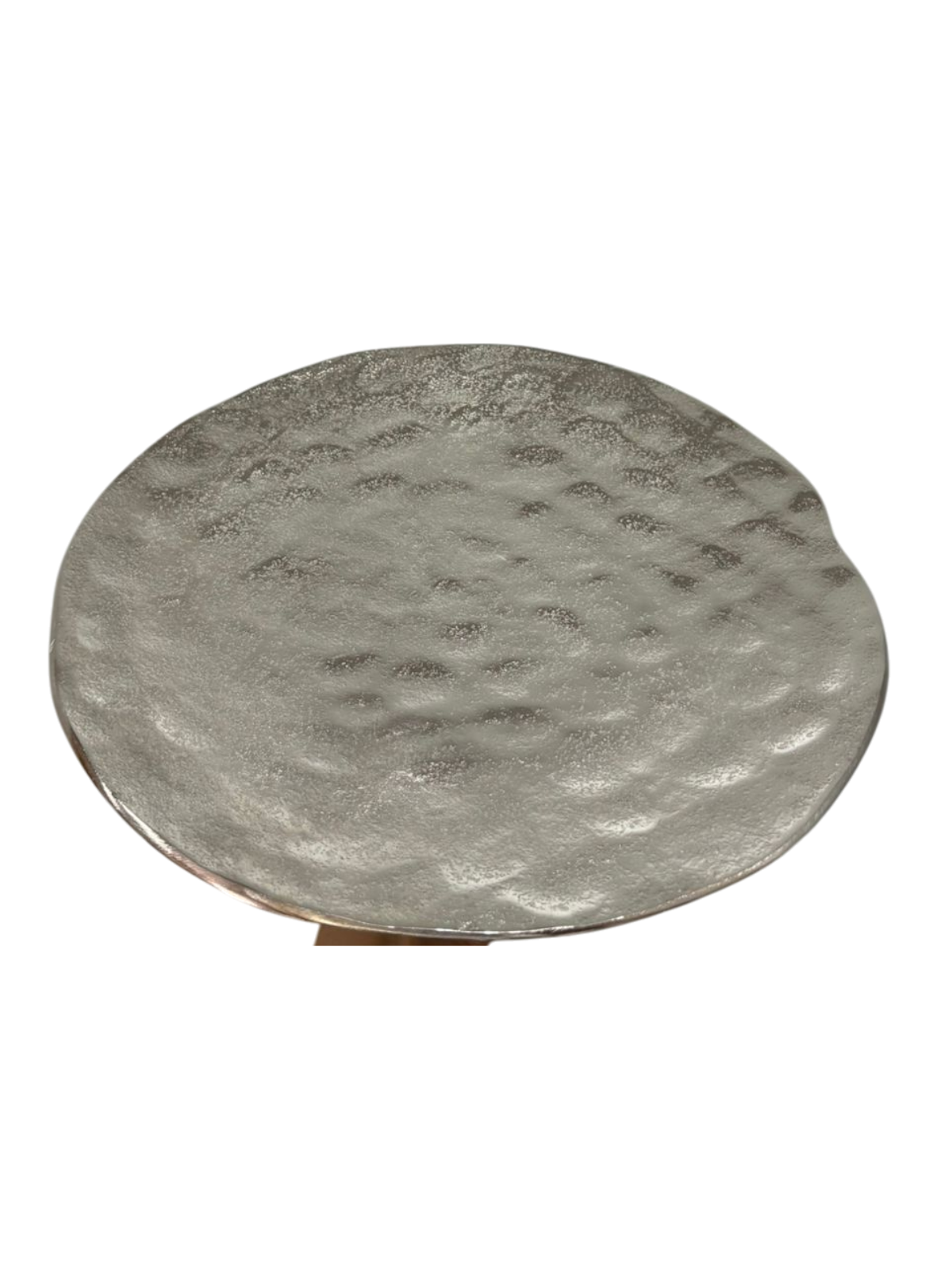 Prato metal texturizado