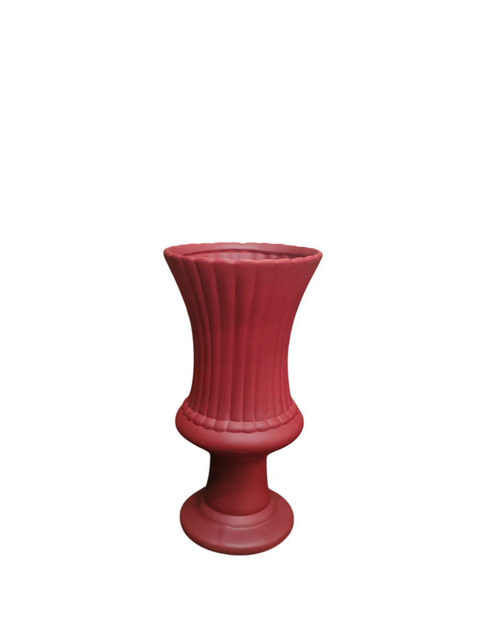 Vaso porcelana marsala G