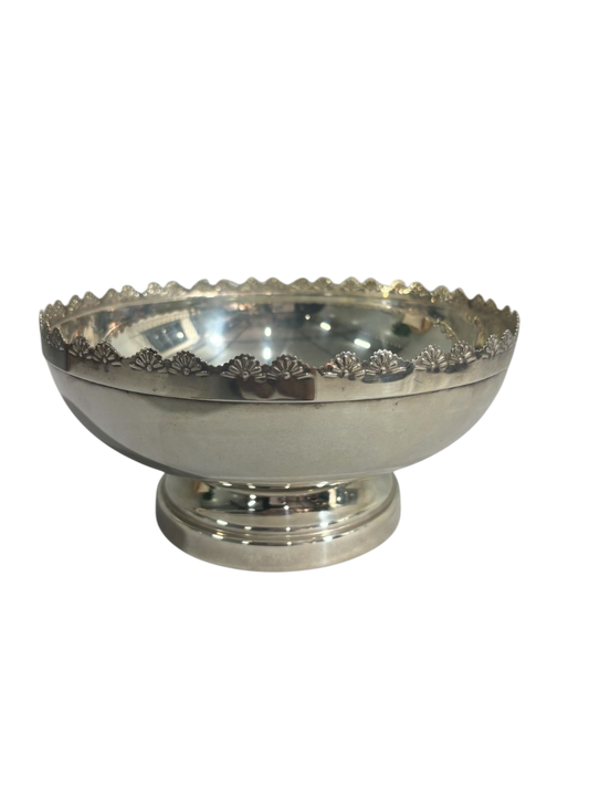 Porta doce oval prata
