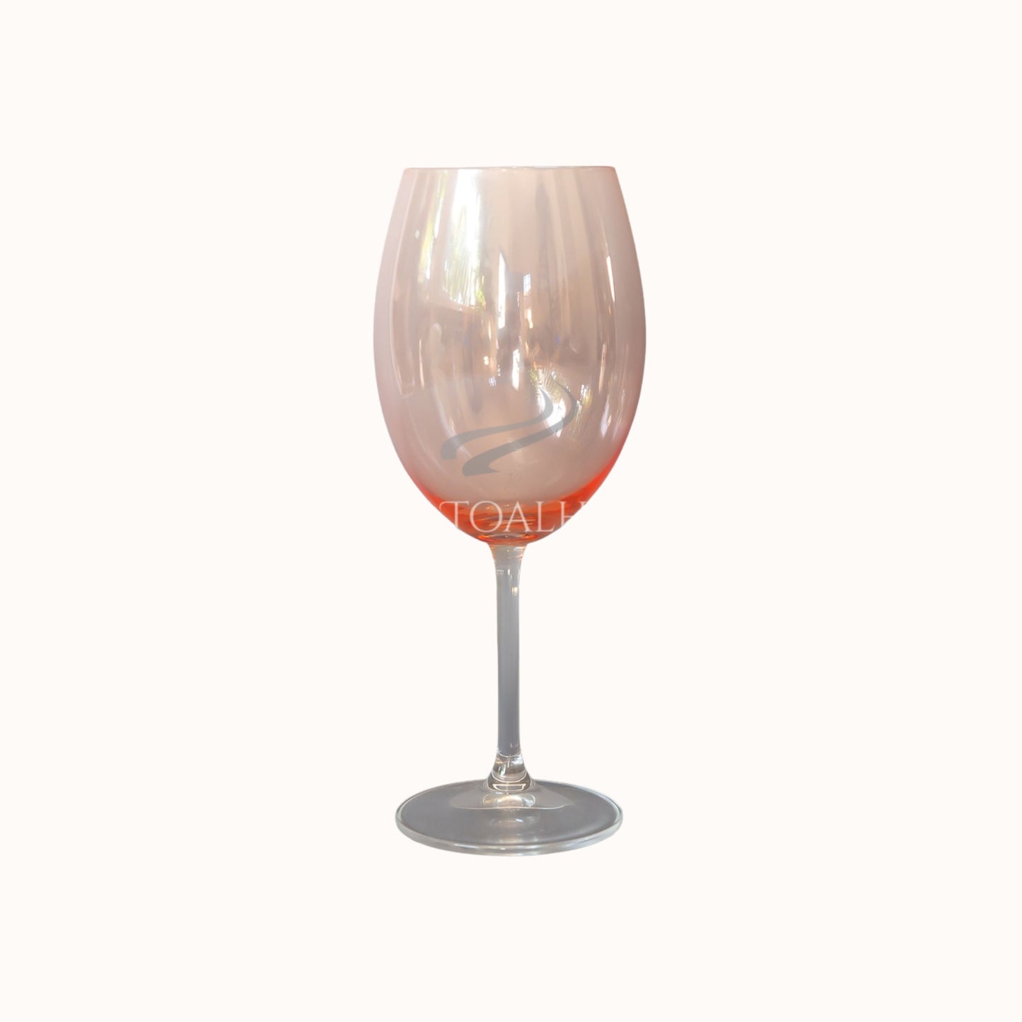 Taça Bohemia Cristal Rosé