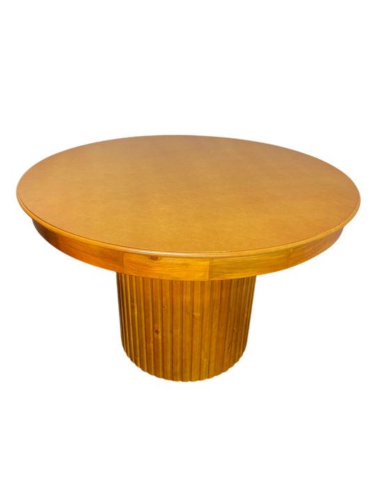 Mesa ripada redonda