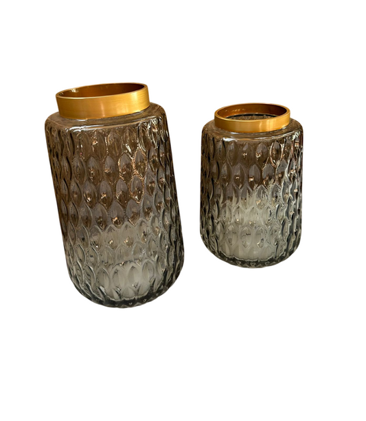 Cinza com dourado G