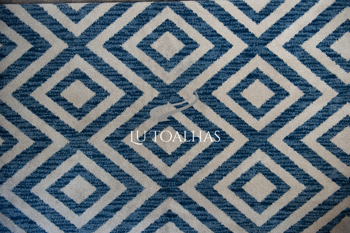 Tapete Geométrico azul