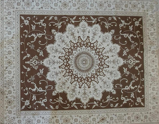 Tapete tipo Persa marrom