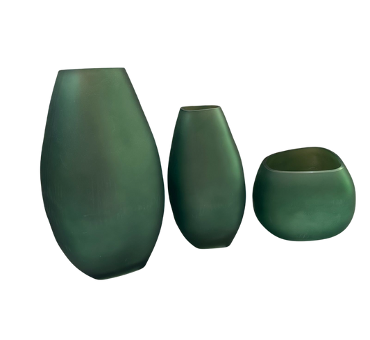 Vidro verde fosco