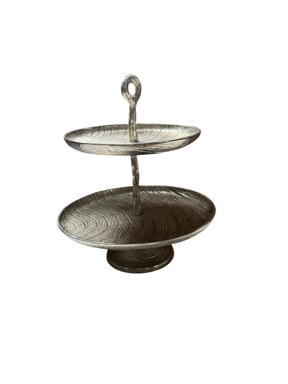 Doceira dupla metal silver