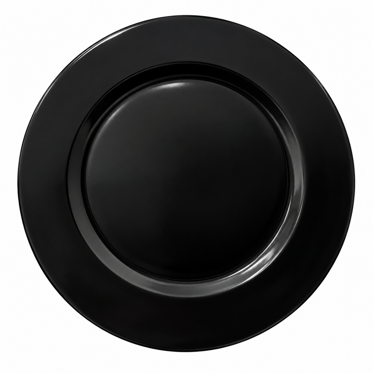 Sousplat Preto Liso