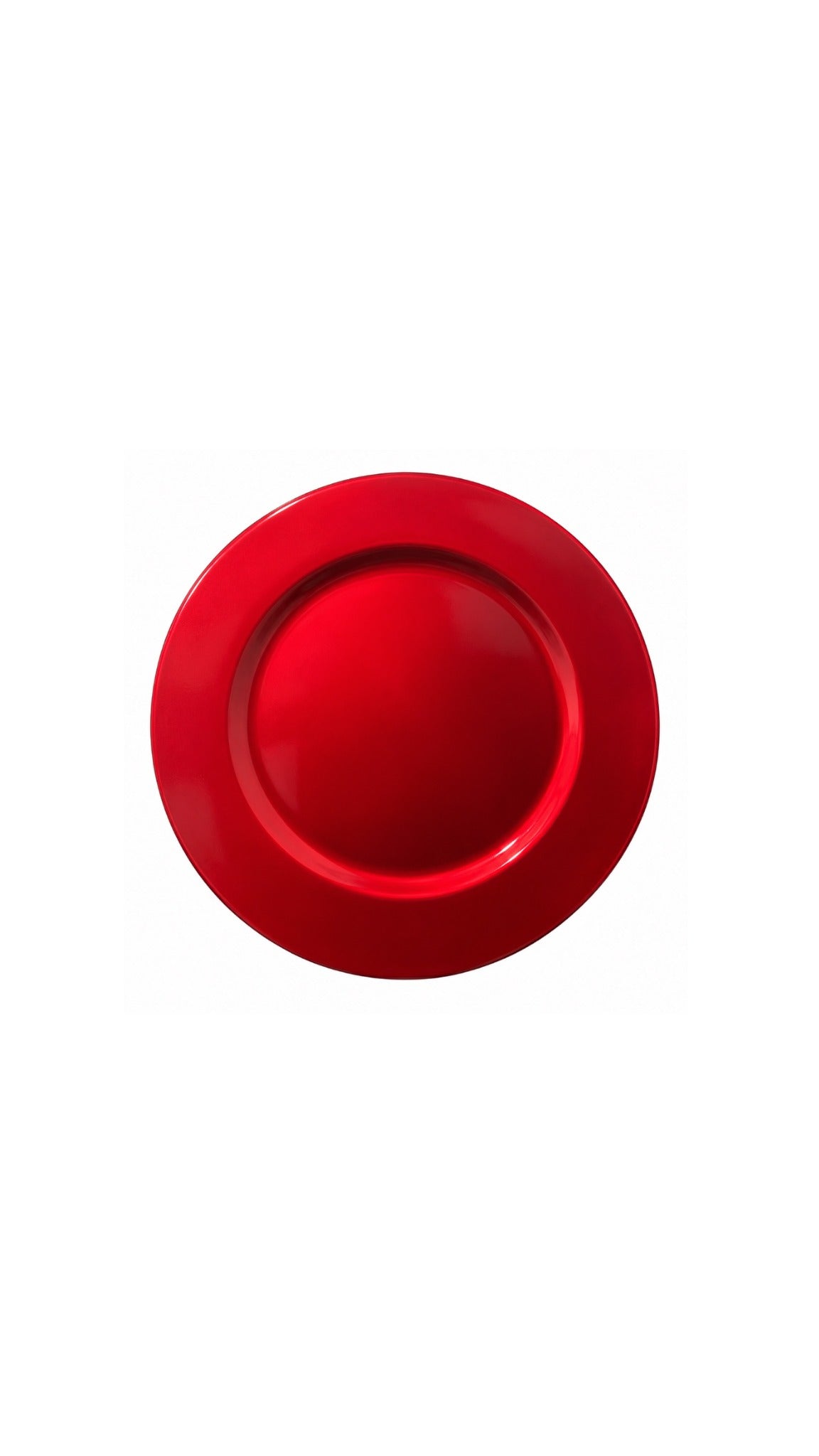 Sousplat Vermelho — detalhe